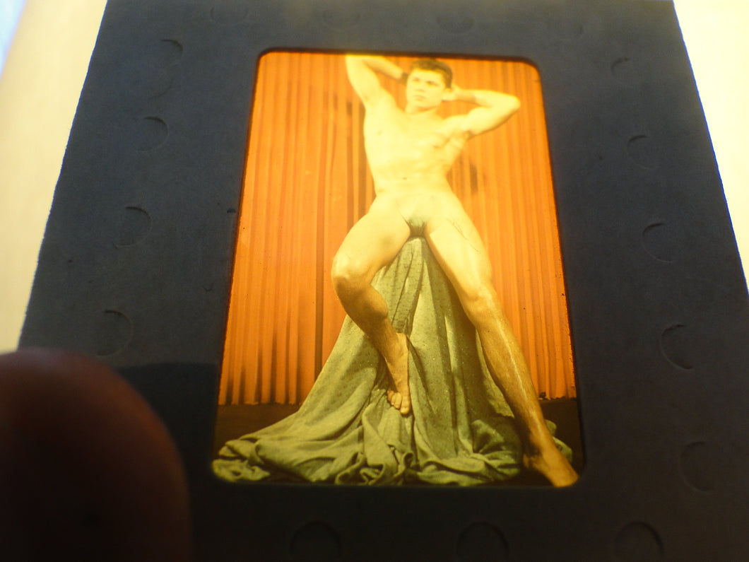Vintage 1960s Nude Gay Slide MIchigan Artist Mizer Protege  GT27
