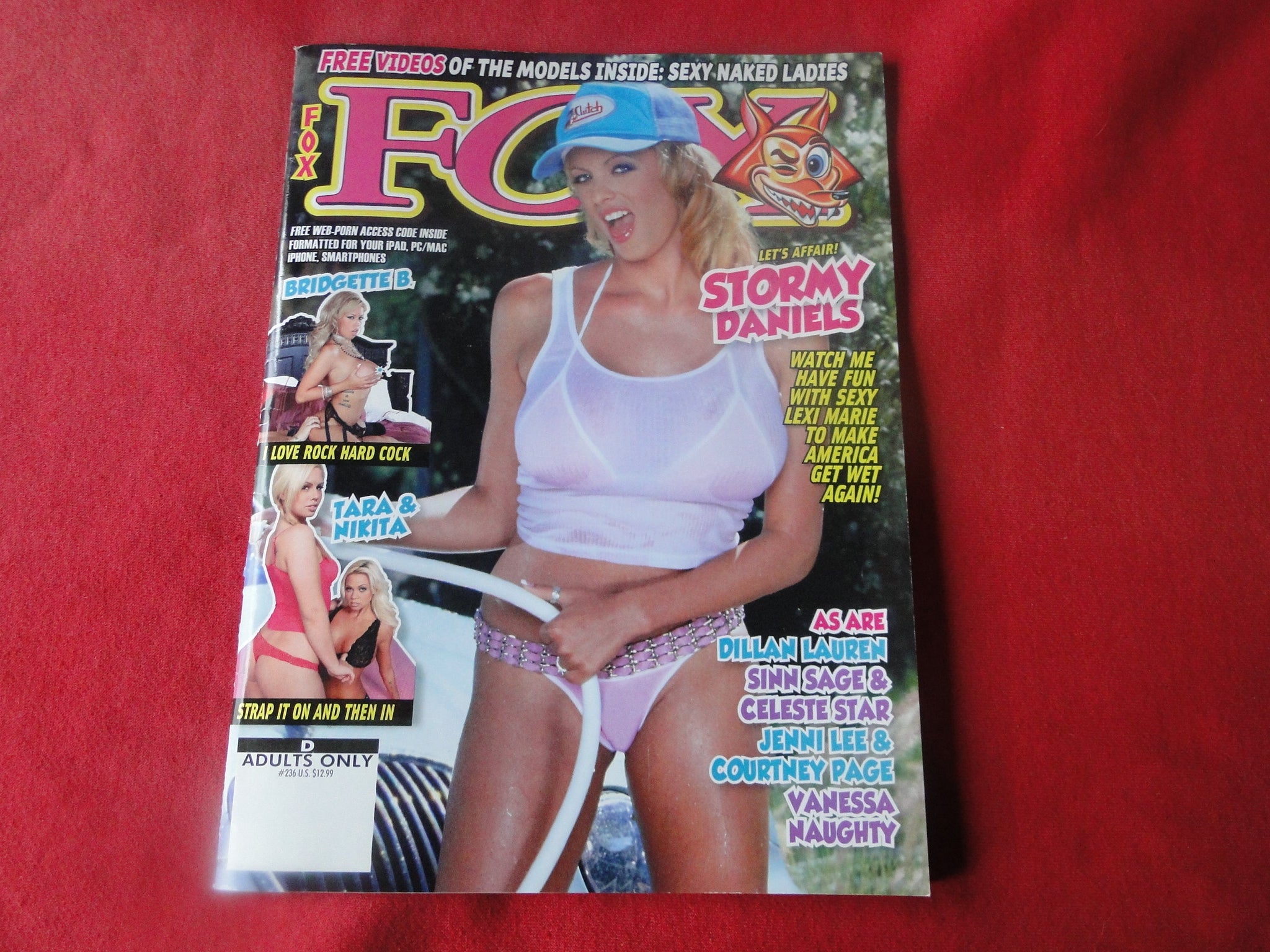 Vintage Nude Erotic Sexy Adult Magazine Fox 2018 Stormy Daniels K –  Ephemera Galore