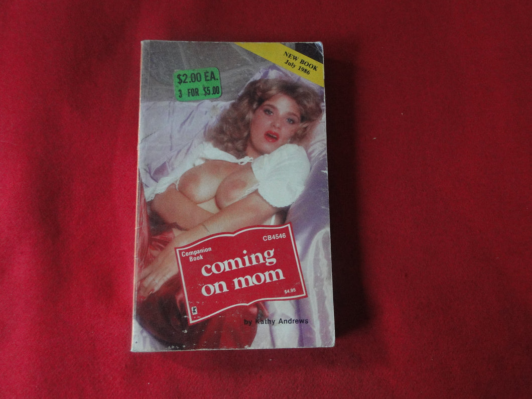 Vintage Erotic Adult Paperback Book/Novel Coming On Mom Greenleaf      PB3