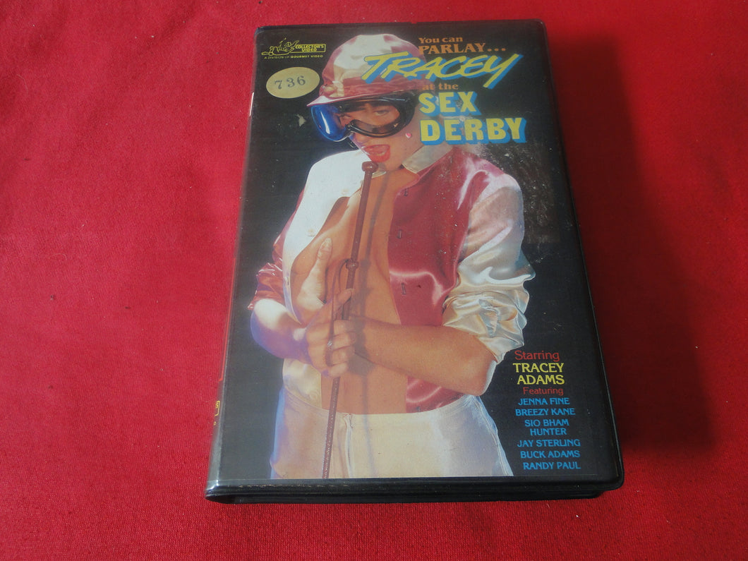 Vintage Adult XXX VHS Porn Tape X-Rated Tracey at the Sex Derby Tracey –  Ephemera Galore