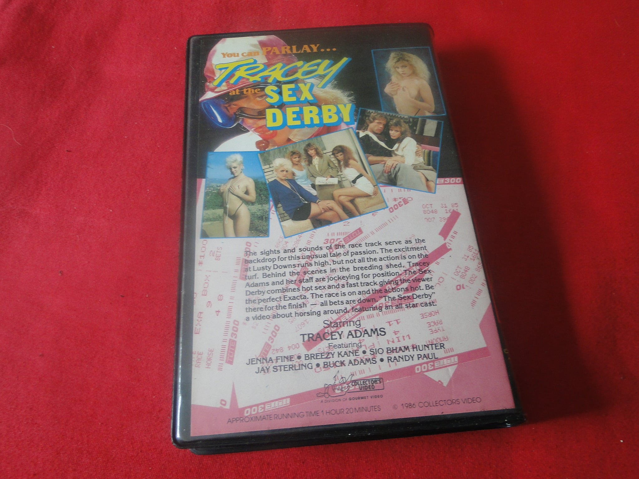 Vintage Adult XXX VHS Porn Tape X-Rated Tracey at the Sex Derby Tracey –  Ephemera Galore