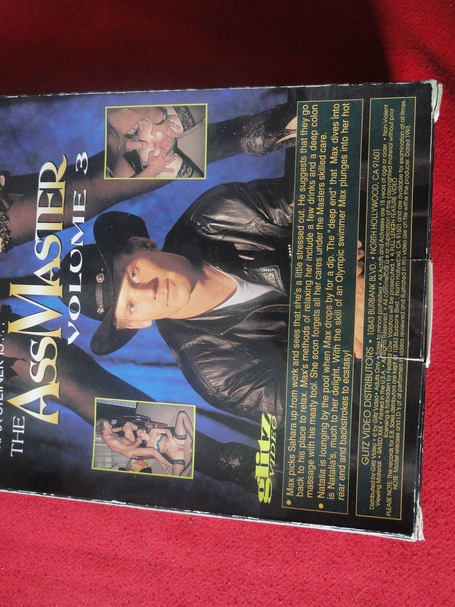 Vintage Adult XXX VHS Porn Tape X-Rated Movie The Ass Master V. 3 Max –  Ephemera Galore