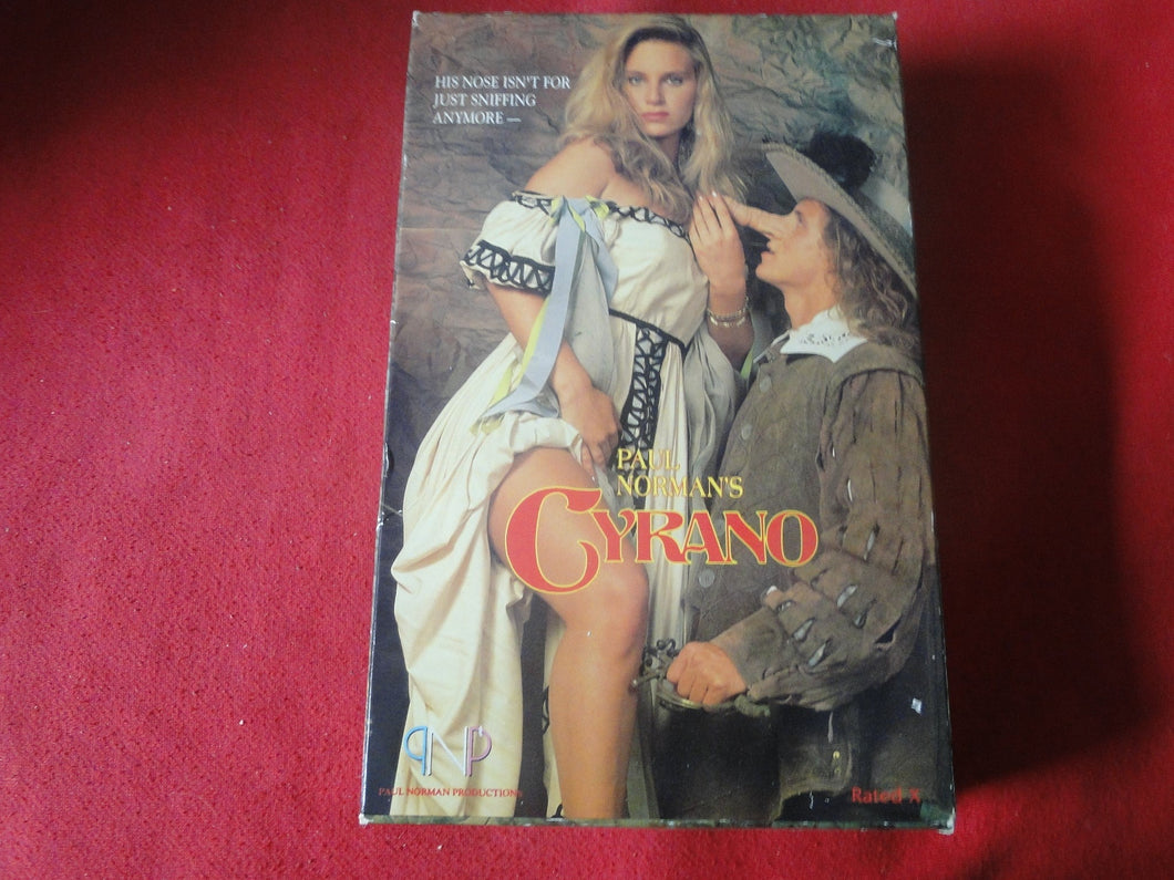 Vintage Adult XXX VHS Porn Tape X-Rated Movie Paul Norman's Cyrano      X7