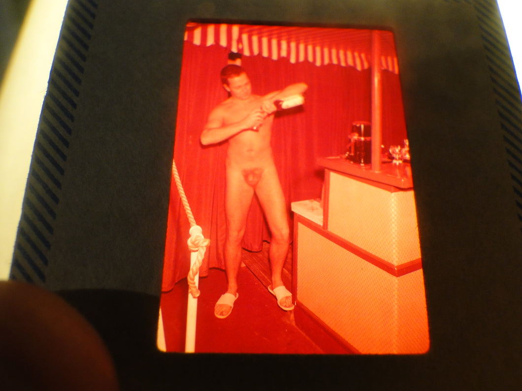 Vintage 1960s Nude Gay Slide MIchigan Western Guild Era       GU28