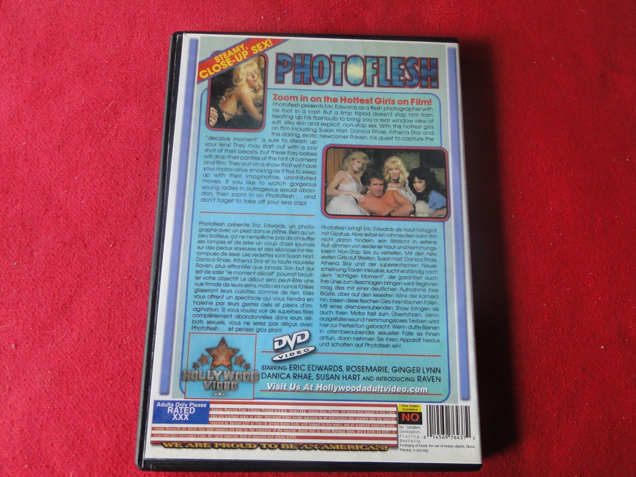 Vintage Adult Erotic Sexy Porn XXX DVD Movie Photo Flesh Ginger Lynn R –  Ephemera Galore