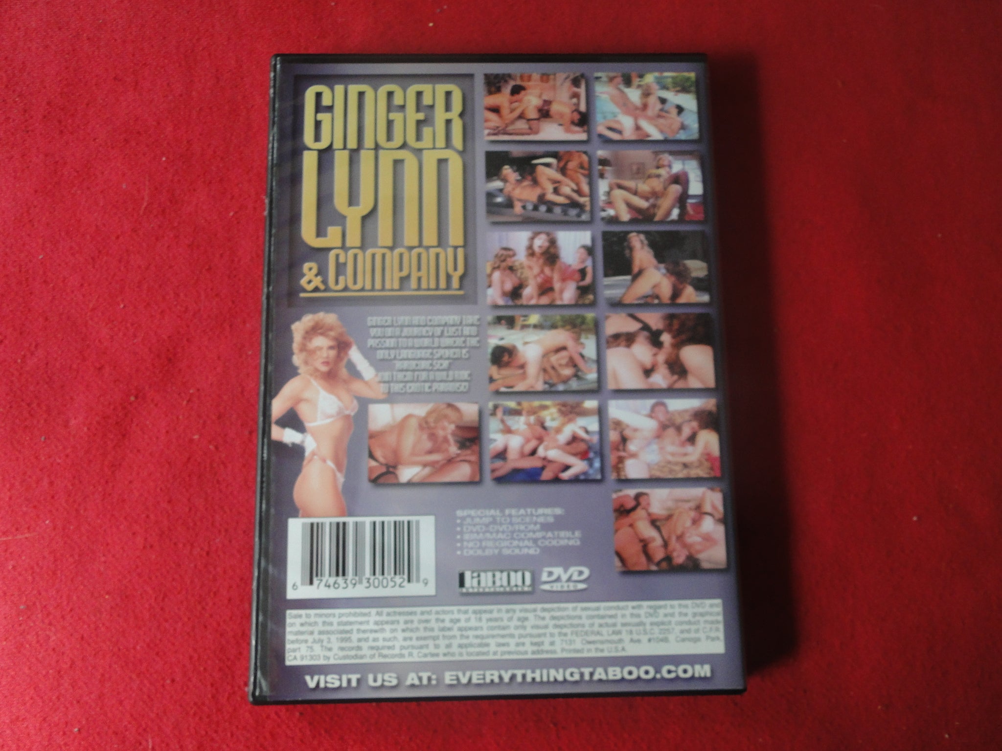 Vintage Adult Erotic Sexy Porn XXX DVD Movie Ginger Lynn & Company X11 –  Ephemera Galore