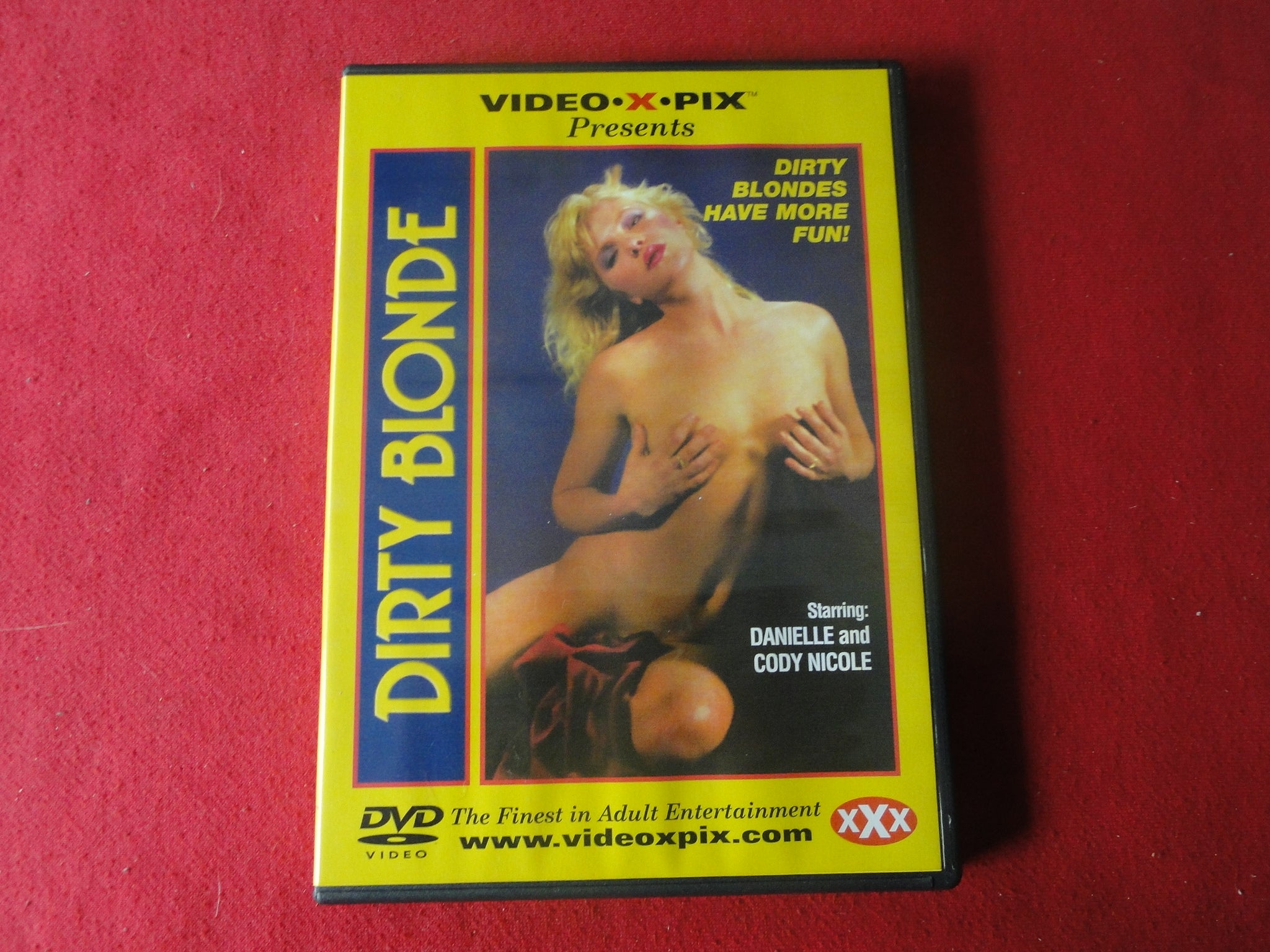 Vintage Adult Erotic Sexy Porn XXX DVD Dirty Blonde Cody Nicole X11 –  Ephemera Galore