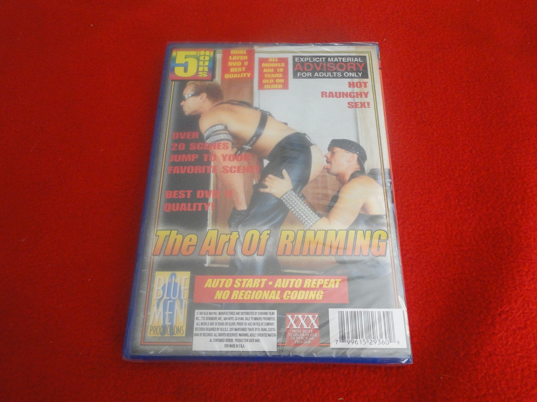 Vintage Adult All Male Gay XXX DVD SEALED NOS The Art of Rimming B2 –  Ephemera Galore