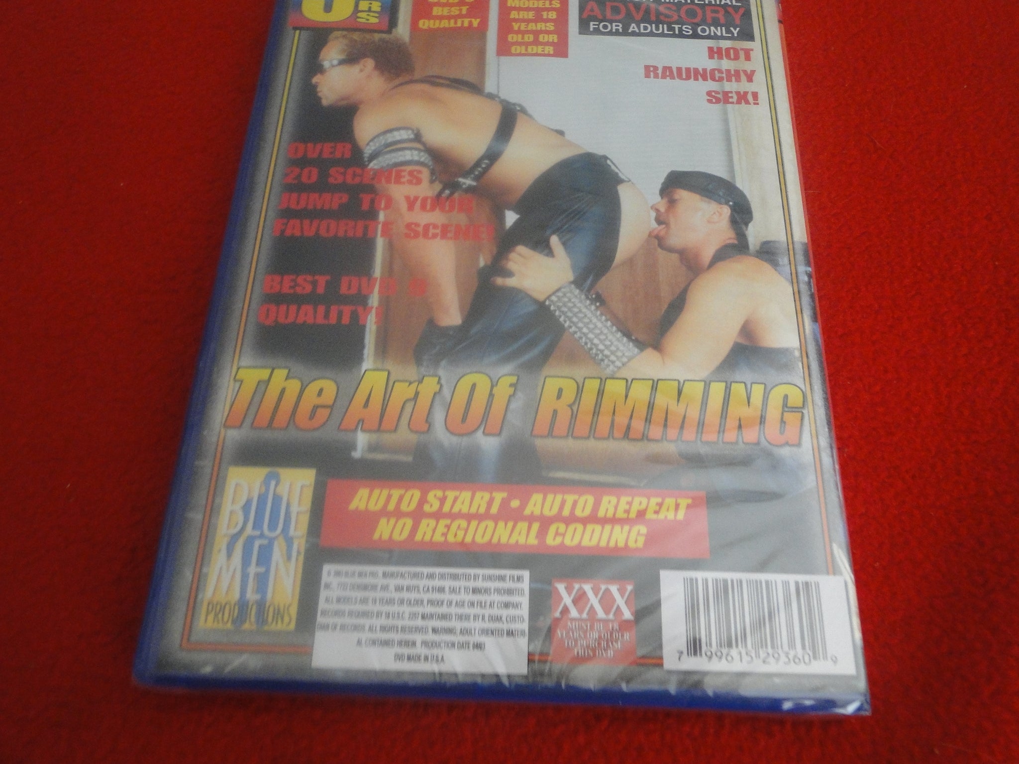 Vintage Adult All Male Gay XXX DVD SEALED NOS The Art of Rimming B2 –  Ephemera Galore