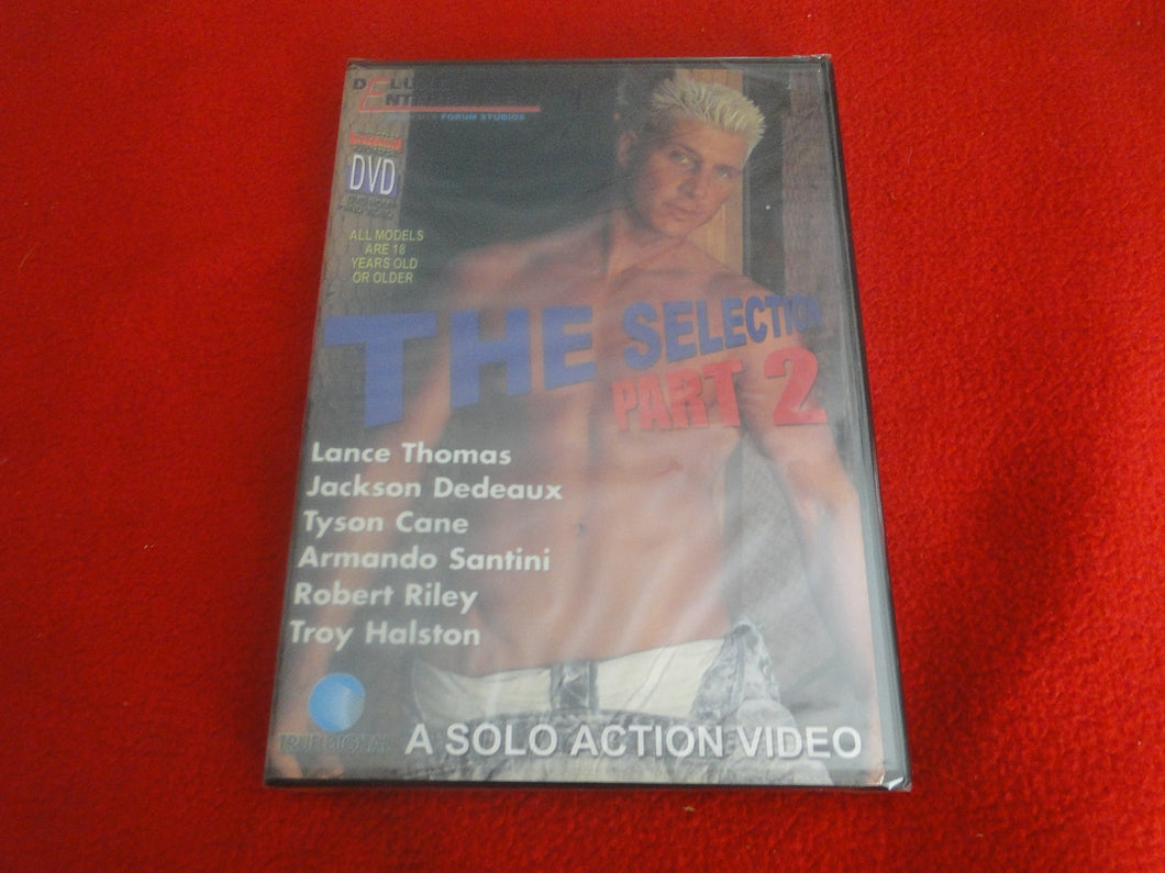 Vintage Adult All Male Gay XXX DVD SEALED NOS The Selection Part 2 Lance Thomas B2