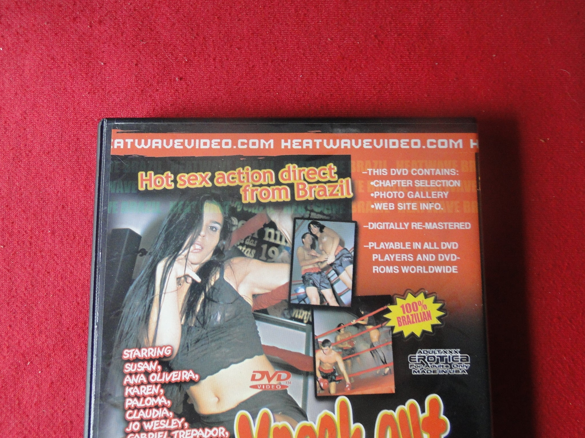 Vintage Adult Erotic Sexy Porn XXX DVD Movie Heatwave Brazil Knock-Out –  Ephemera Galore