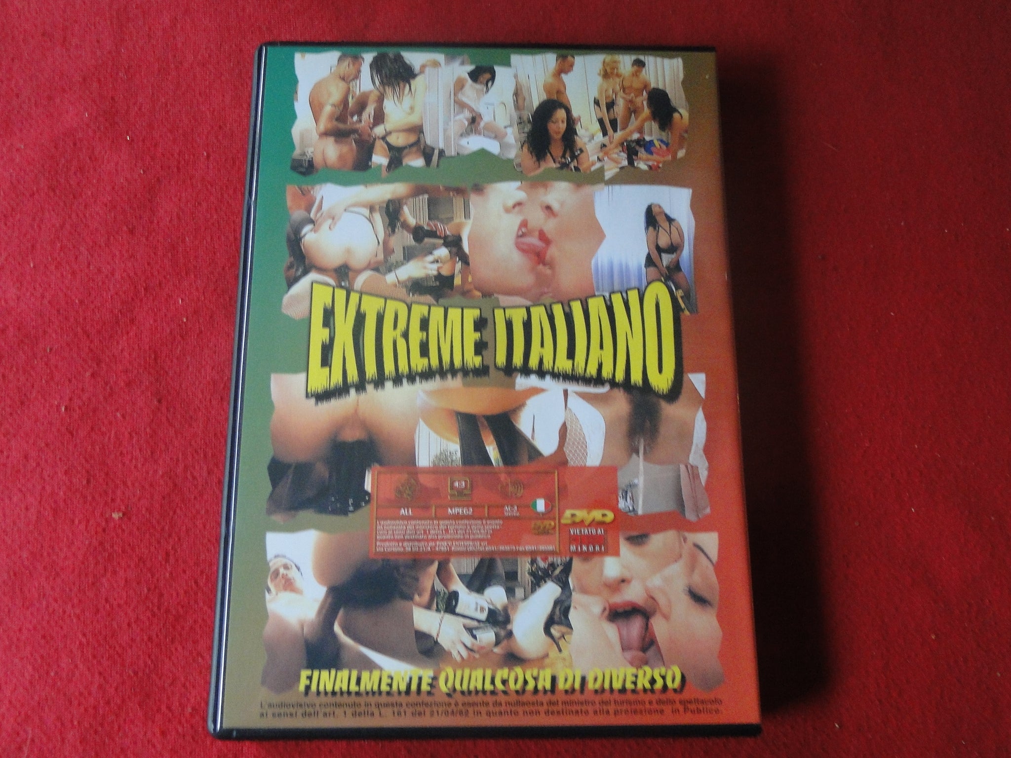 Vintage Adult Erotic Sexy Porn XXX DVD Movie Extreme Italiano Culo Pie –  Ephemera Galore