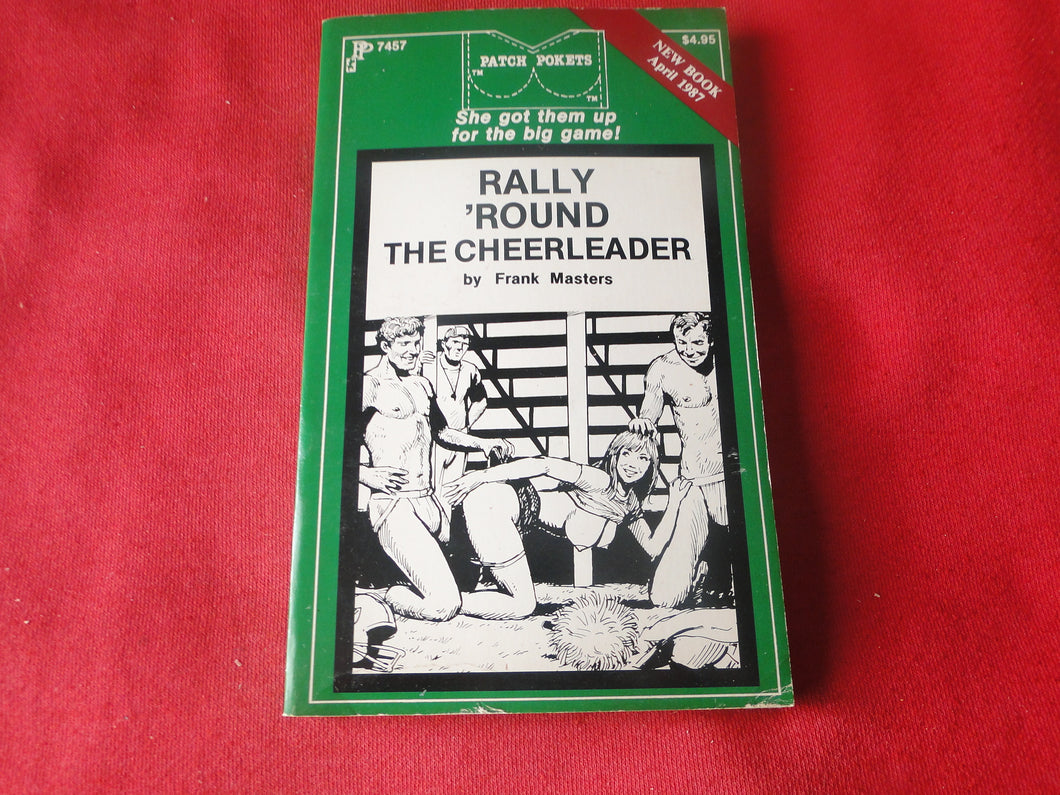 Vintage Erotic Adult Paperback Book/Novel Patch Pokets Rally Round The Cheerleader PB2