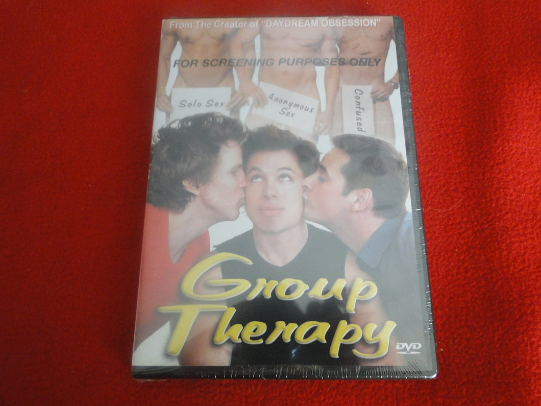 Vintage Adult All Male Gay XXX DVD SEALED NOS Group Therapy           B4