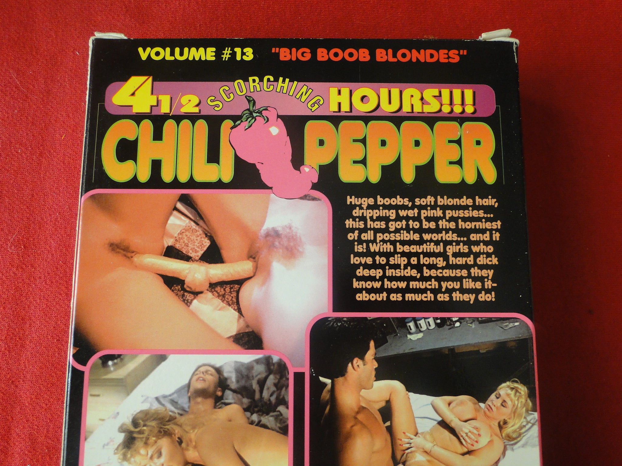 Vintage Adult XXX VHS Porn Tape Chili Pepper Big Boob Blondes Crystal –  Ephemera Galore