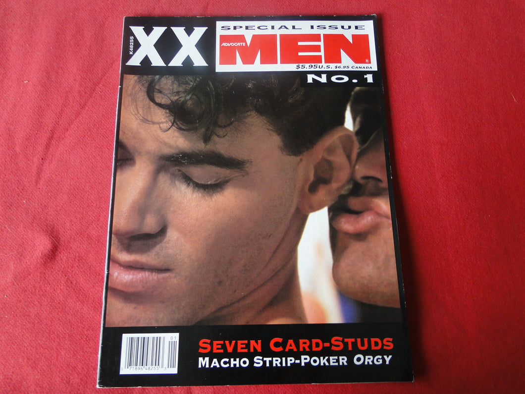 Vintage Adult Erotic Sexy Magazine Gay Interest XX Advocate Men 1992   JB40