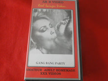 Load image into Gallery viewer, Vintage Adult XXX VHS Porn Tape Movie Gang Bang Party Real Swinger Sex Video   X14
