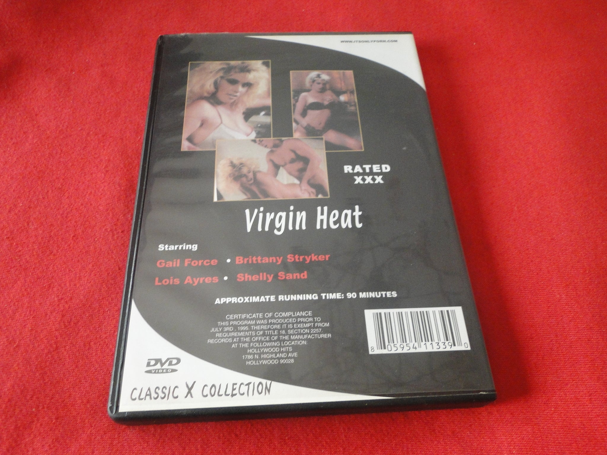 Vintage Adult Erotic Sexy Porn XXX DVD Movie Virgin Heat Gail Force Lo –  Ephemera Galore