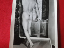 Load image into Gallery viewer, Vintage Gay Interest Target Nude Black &amp; White Hot Male Photo CREASED ADs
