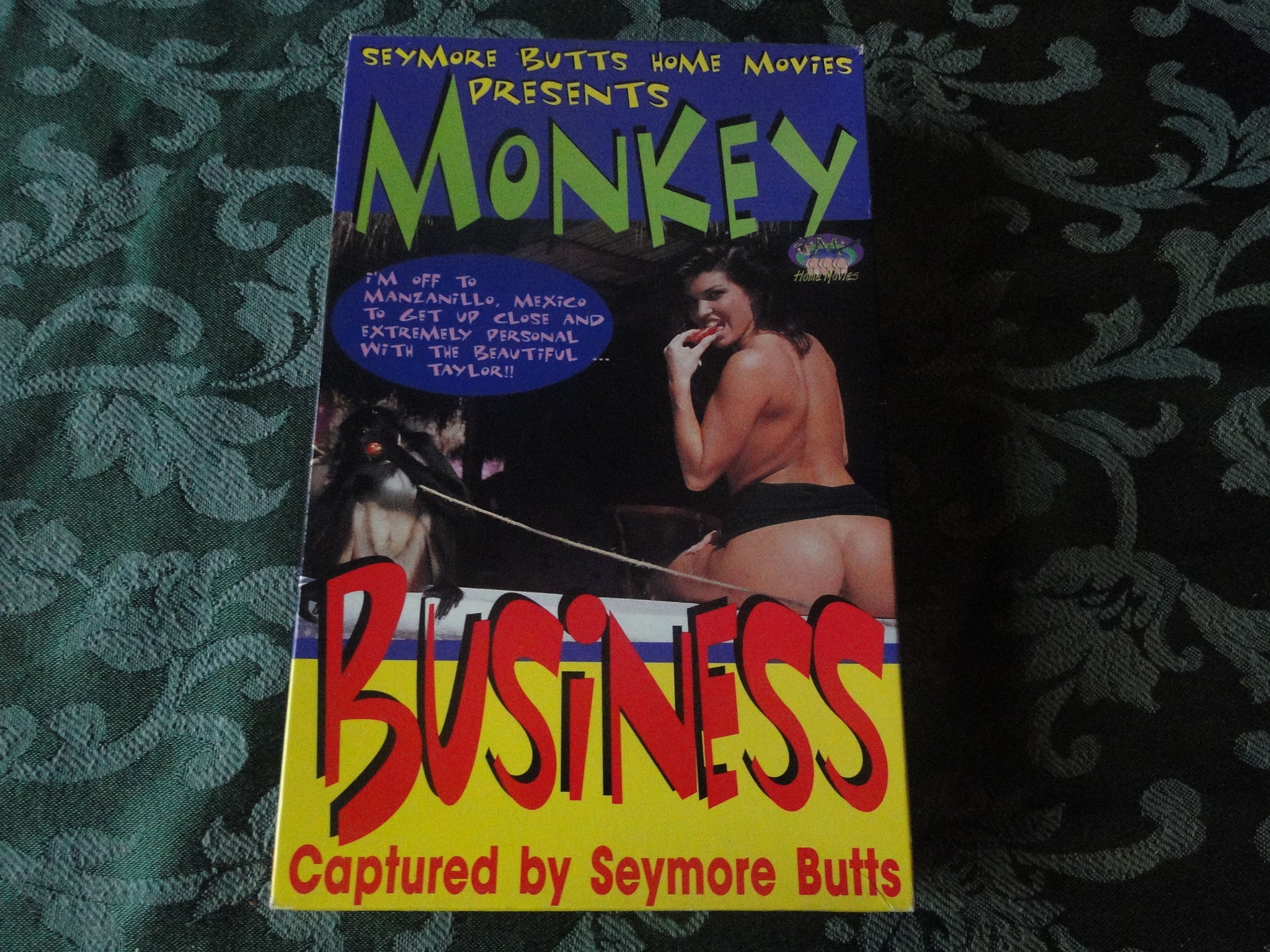 Vintage Adult XXX VHS Porn Tape Seymore Butts Monkey Business X33 –  Ephemera Galore