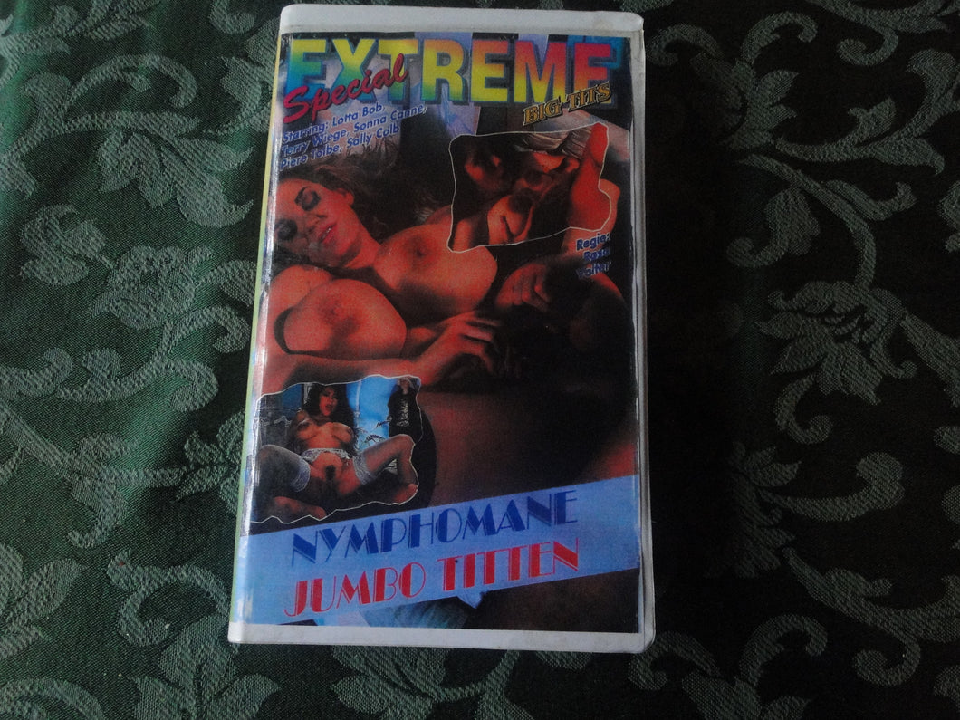 Extreme Foreign Porn - Vintage Adult XXX VHS Porn Tape Extreme Foreign Jumbo Tits and Nymphs â€“  Ephemera Galore