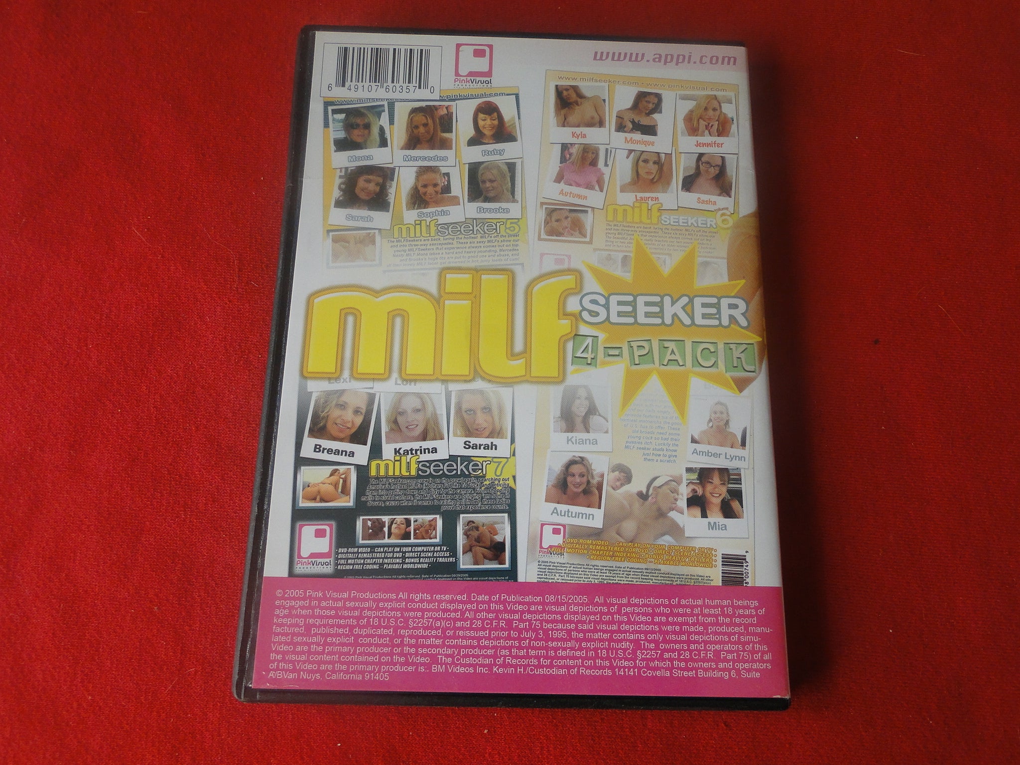 Vintage Adult Porn XXX DVD Erotic Movie MILF Seeker 4-Pack X19 – Ephemera  Galore