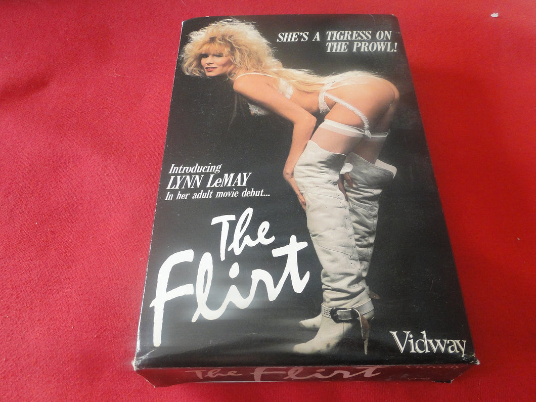 Vintage Adult XXX VHS Porn Tape Movie The Flirt Lynn LeMay          X14