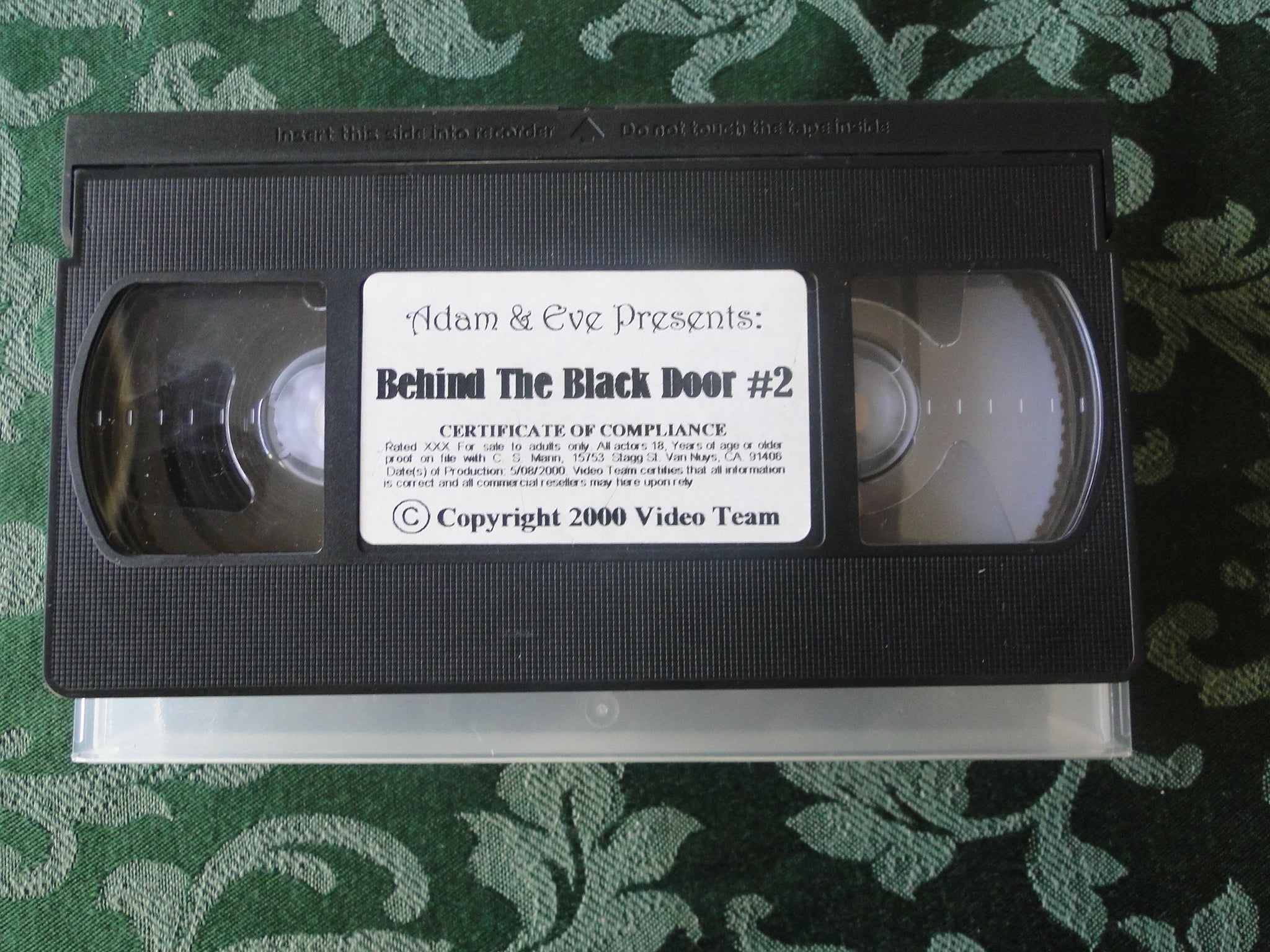 Vintage Adult XXX VHS Porn Tape X-Rated Behind The Black Door #2 X4 â€“  Ephemera Galore