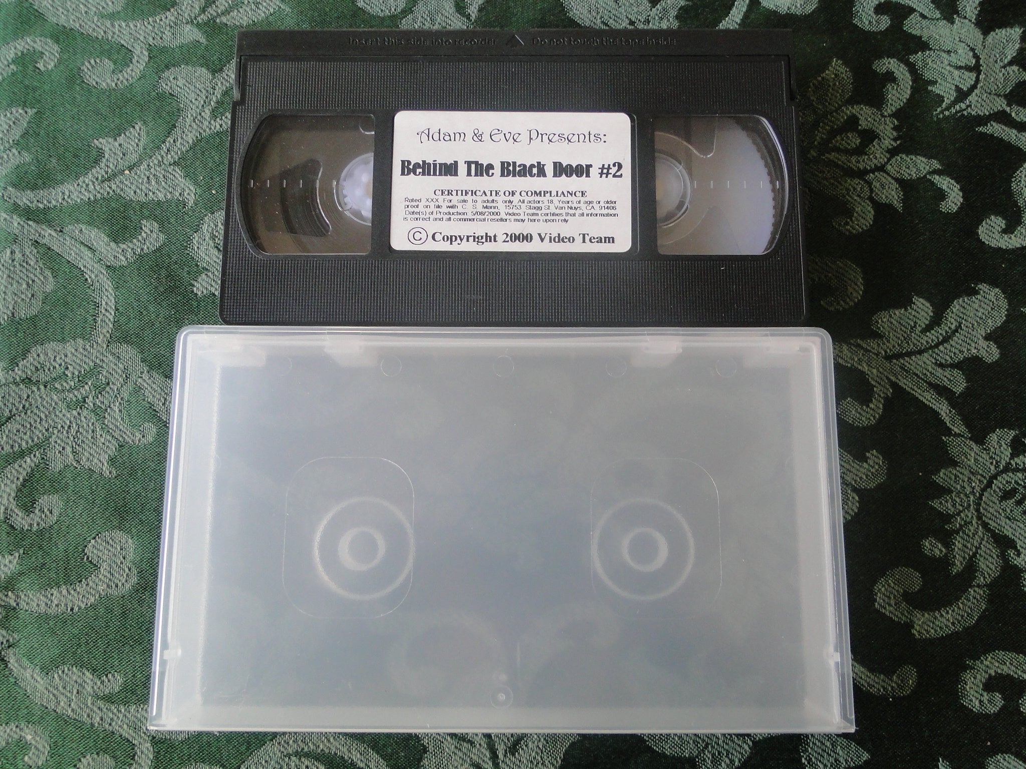 Vintage Adult XXX VHS Porn Tape X-Rated Behind The Black Door #2 X4 –  Ephemera Galore