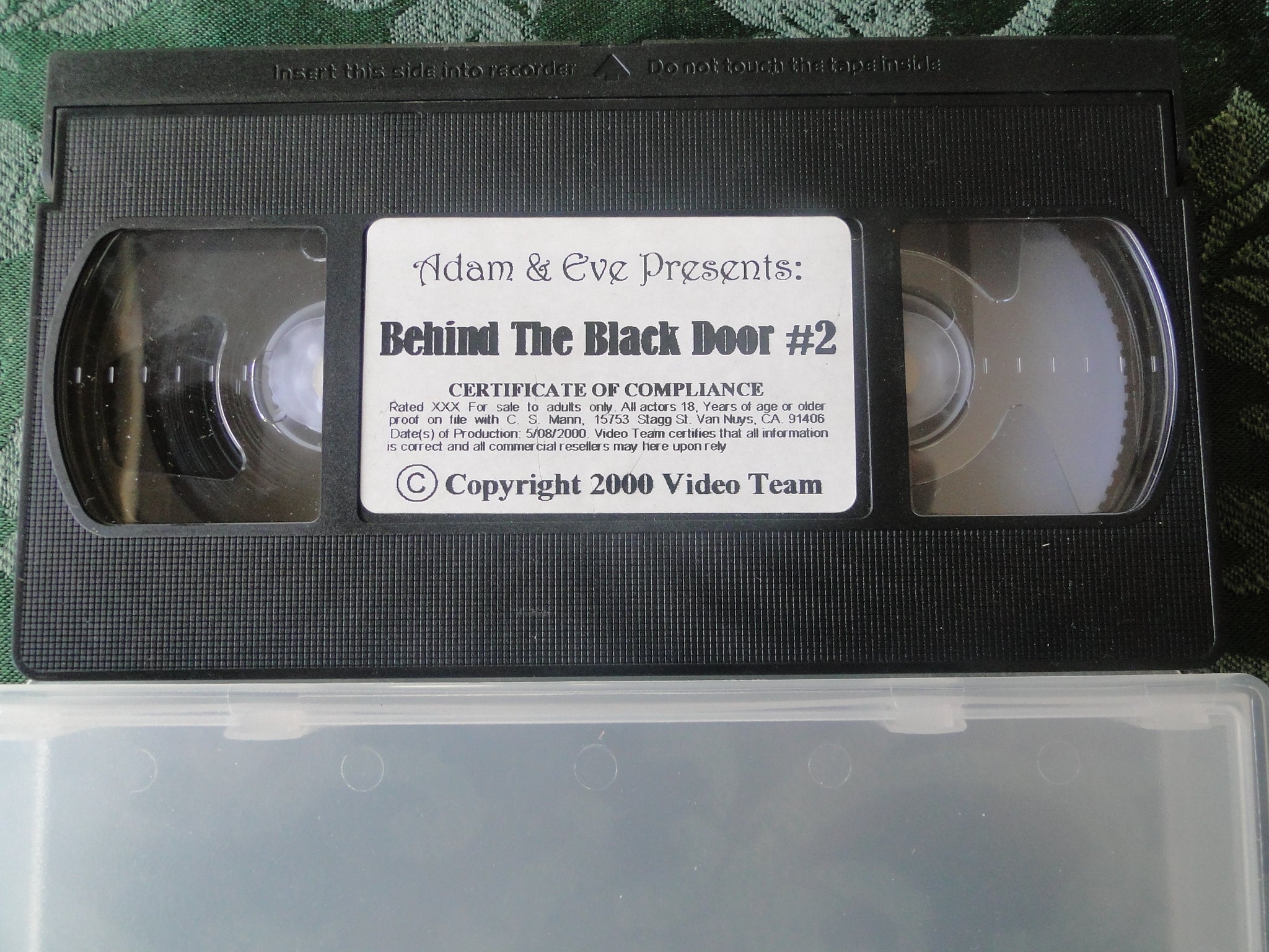 Vintage Adult XXX VHS Porn Tape X-Rated Behind The Black Door #2 X4 –  Ephemera Galore