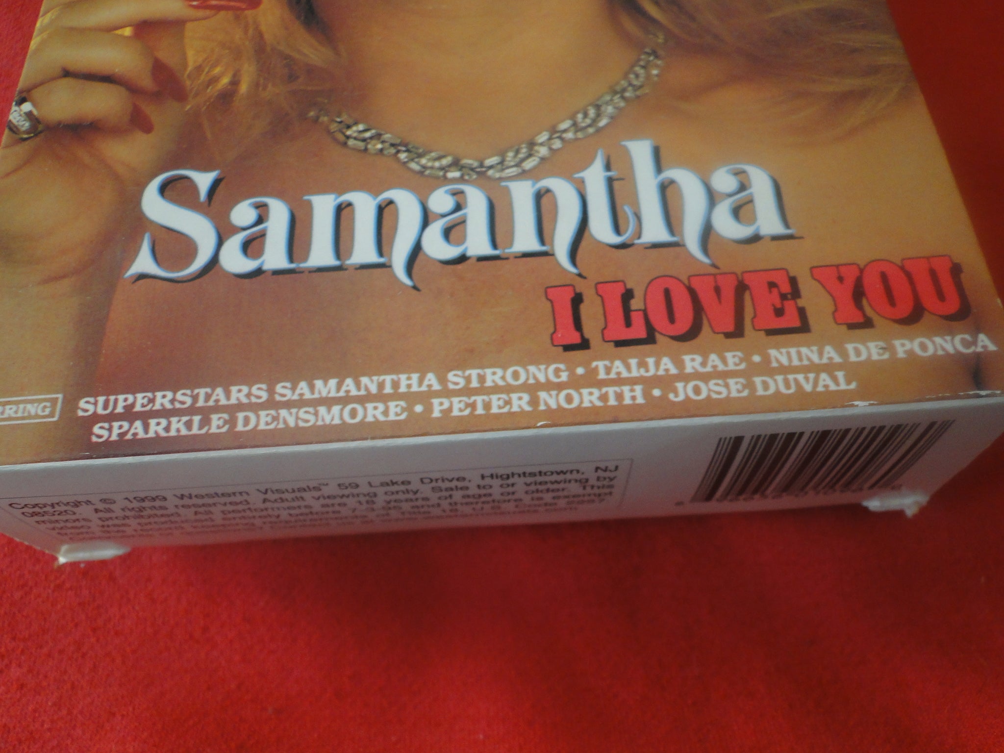 Vintage Adult XXX VHS Porn Tape Movie Samantha I Love You Samantha Str –  Ephemera Galore