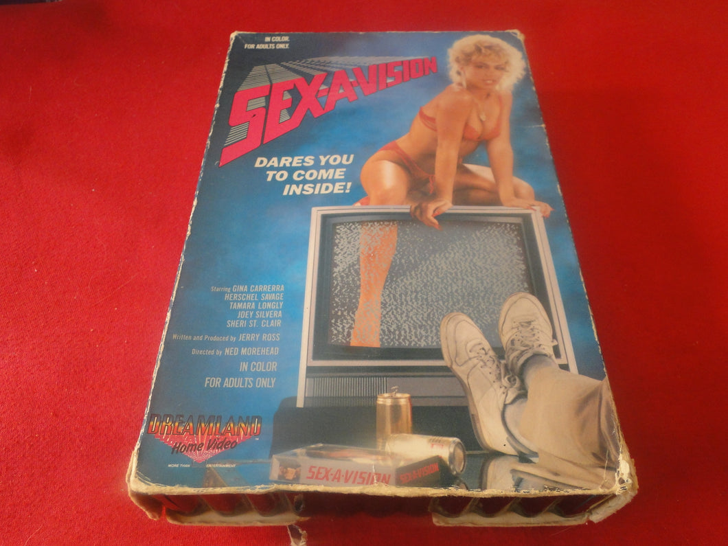 Vintage Adult XXX VHS Porn Tape Video Movie Sex-A-Vision Sheri St. Cla –  Ephemera Galore