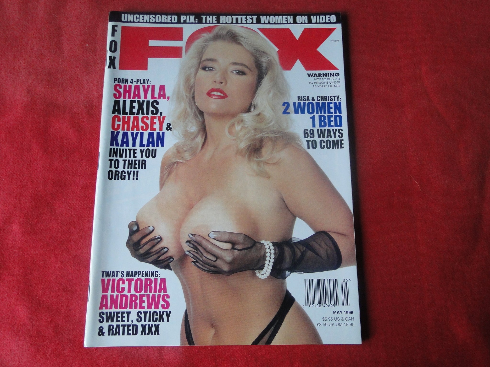 Vintage Nude Erotic Sexy Adult Magazine Fox May 1996 P84