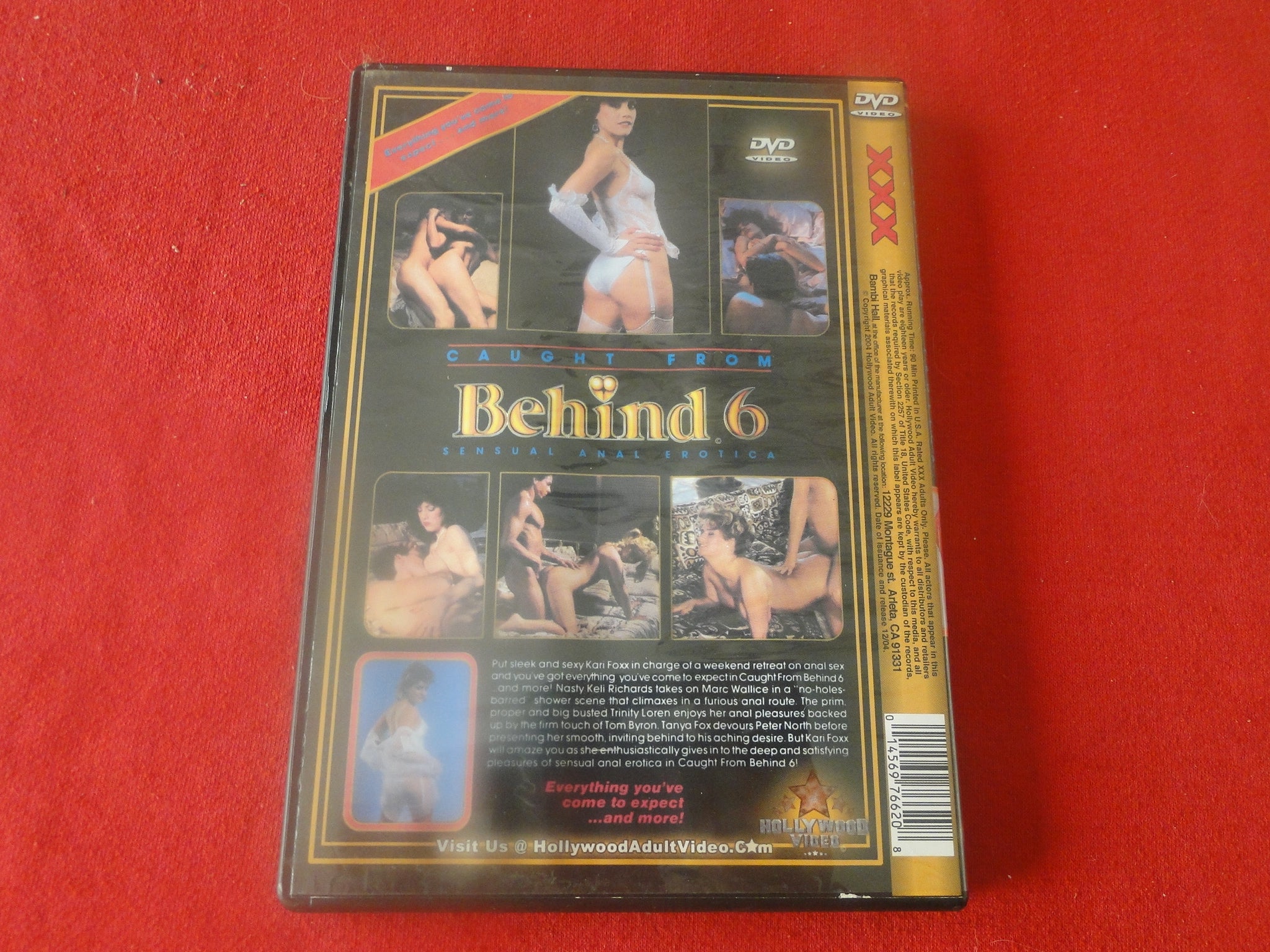 Vintage Adult Porn XXX DVD Erotic Movie Caught From Behind 6 Kari Foxx –  Ephemera Galore