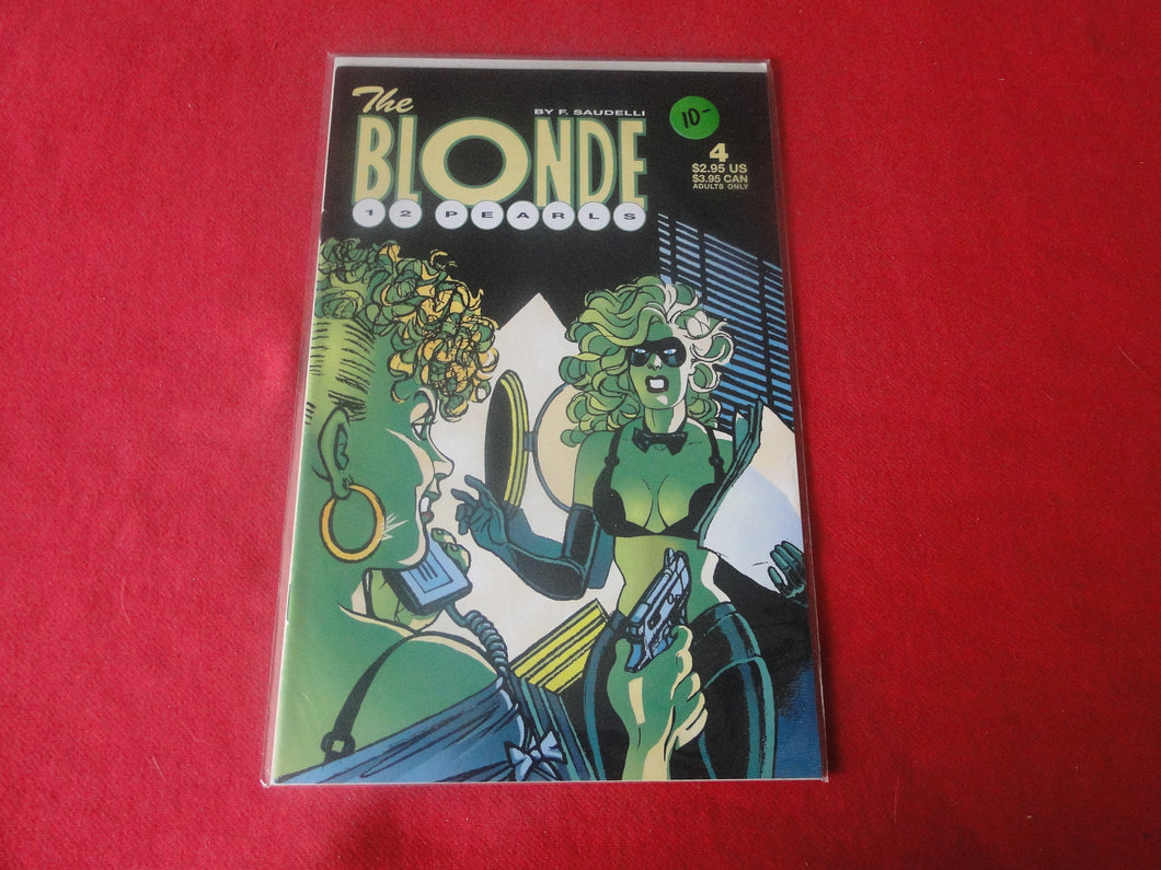 Vintage Nude Erotic Sexy Adult Comic Book The Blonde 12 Pearls 4 F. Saudelli   X33