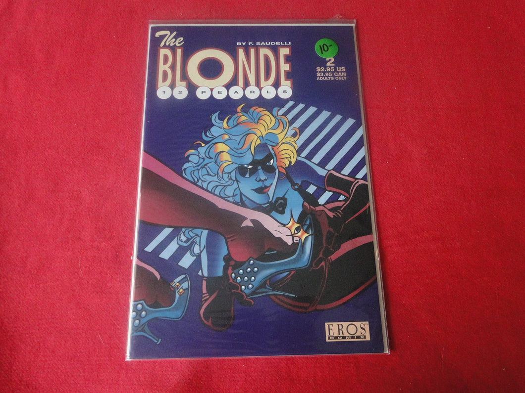 Vintage Nude Erotic Sexy Adult Comic Book The Blonde 12 Pearls 2 F. Saudelli   X33