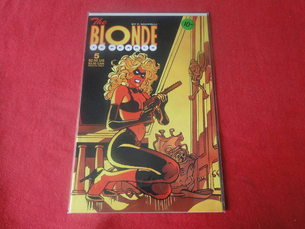 Vintage Nude Erotic Sexy Adult Comic Book The Blonde 12 Pearls 5 F. Saudelli   X33