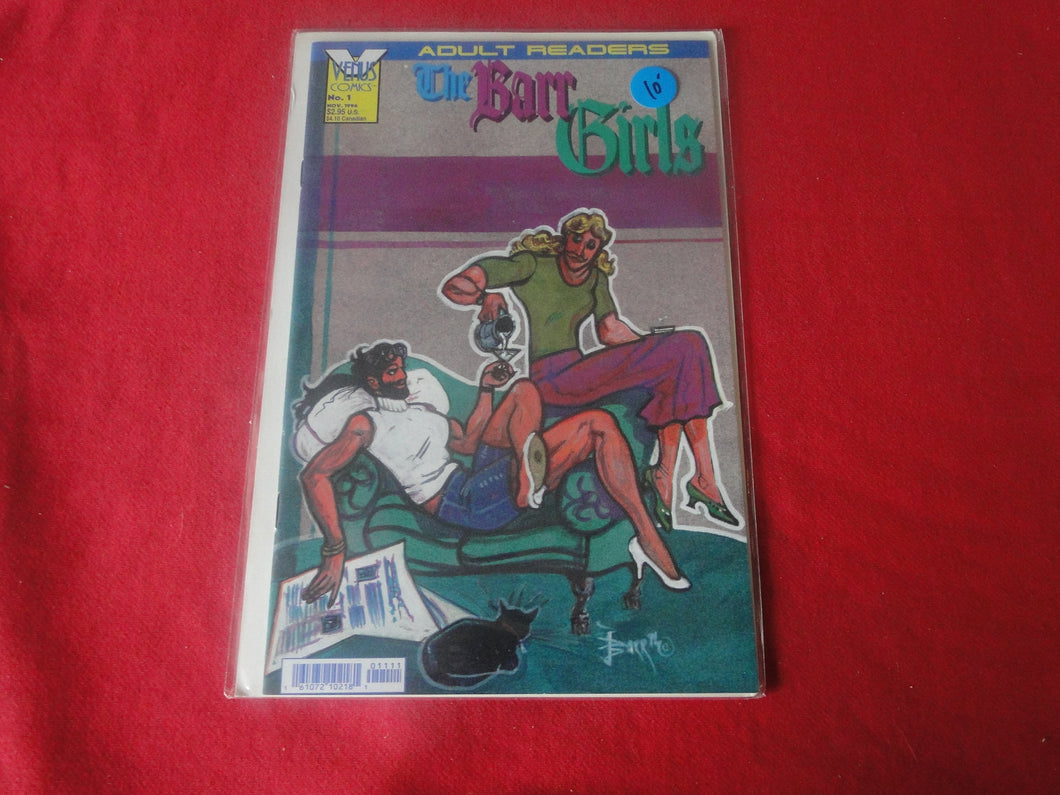 Vintage Nude Erotic Sexy Adult Comic Book The Barr Girls No. 1         X33