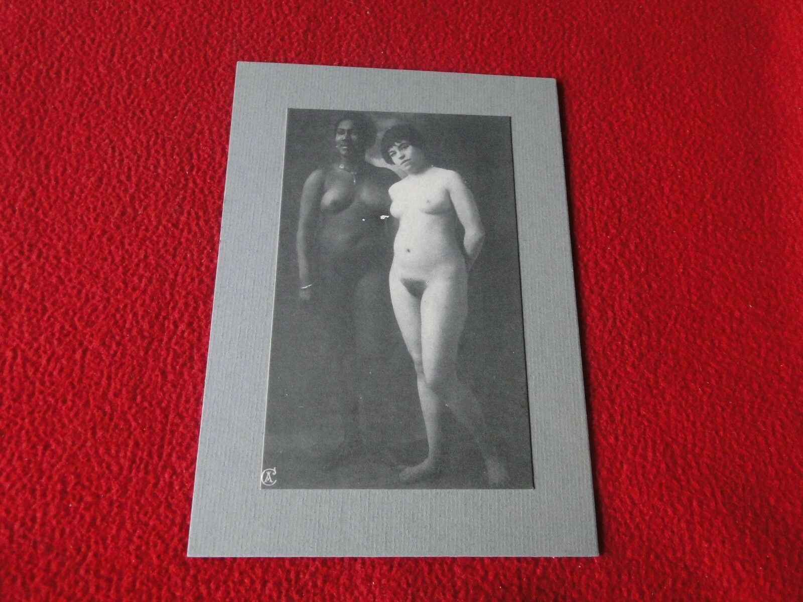 Vintage Nude Women Erotic Sexy Mounted Back Marked Photo LL – Ephemera  Galore