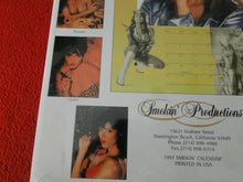 Load image into Gallery viewer, Vintage Large Semi-Nude Pinup Wall Calendar 1997 Smokin&#39; SEALED 15 x 11        D
