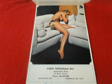 Load image into Gallery viewer, Vintage Semi-Nude Pinup Wall Calendar 1973 Parts Wholesale Inc.                H
