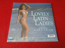 Load image into Gallery viewer, Vintage Large Semi-Nude Pinup Wall Calendar 1999 Lovely Latin Ladies SEALED    D
