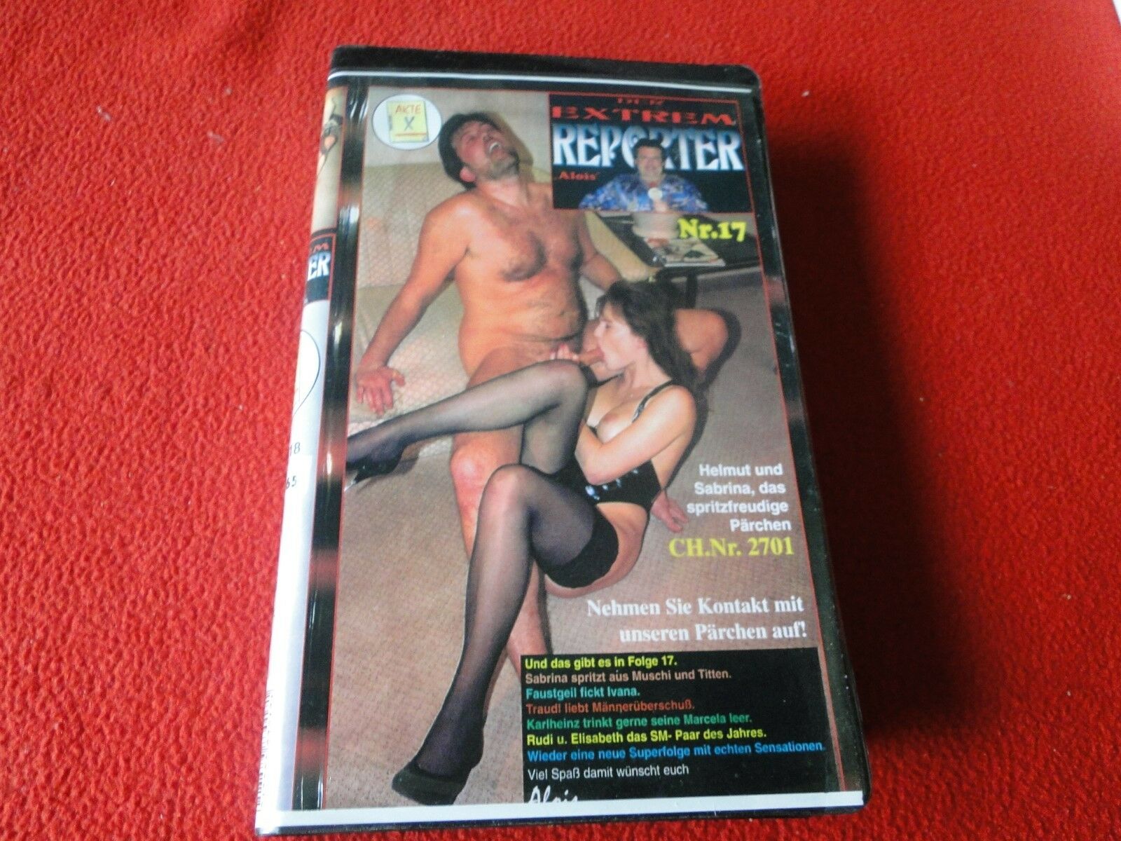 Adult German Porn - Vintage Adult XXX VHS Porn Tape Video German Extreme Reporters 26 â€“  Ephemera Galore