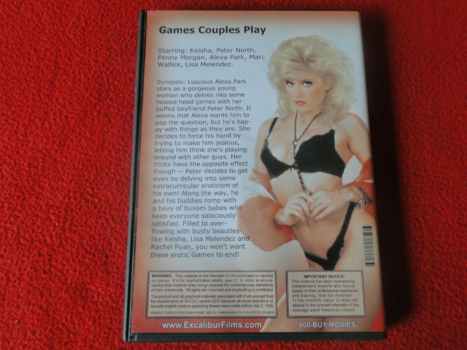 Vintage 18 Y.O. + Adult Erotic Sexy Porn XXX DVD Excalibur Keisha Pete –  Ephemera Galore