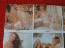 Load image into Gallery viewer, Vintage Large Semi-Nude Pinup Wall Calendar 1987 Touch of Silk SEALED 12 x 12  D
