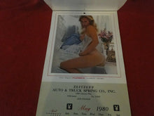 Load image into Gallery viewer, Vintage Semi-Nude Pinup Wall Calendar 1980 Playboy Zeitzeff Auto &amp; Truck       H
