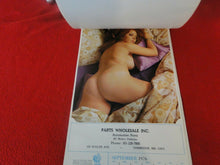 Load image into Gallery viewer, Vintage Semi-Nude Pinup Wall Calendar 1976 Parts Wholesale Inc.                H
