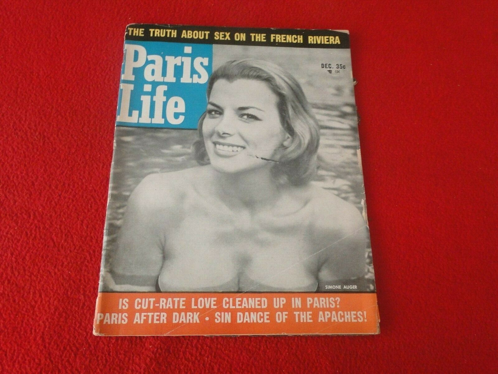 Vintage Erotic Semi Nude Women Magazine Paris Life Dec. 1957 G33 – Ephemera  Galore