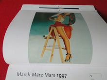 Load image into Gallery viewer, Vintage Large Semi-Nude Pinup Wall Calendar 1997 American Pin-Up Taschen       C
