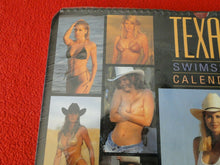 Load image into Gallery viewer, Vintage Large Semi-Nude Pinup Wall Calendar 1997 Texas Swimsuit SEALED 15 x 15 D
